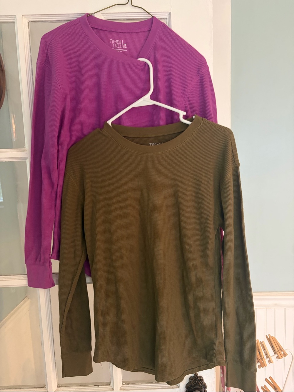 Time and Tru Women’s Thermal Tops Bundle (2) NWOT🍁🍂